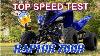 2019 Yamaha Raptor 700r Top Speed Test