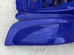 A Careening Plastic Cover Guard Blue Rear Mud Yamaha Yfm 50 Raptor 2005