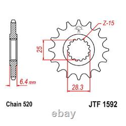 DID 520VX3 Chain Sprocket 14 Gear 38 Teeth For Yamaha 700 Yamaha YFM R Raptor