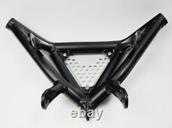 Front Pare-chocs For Yamaha Raptor Yfm 250 R Black Aluminium