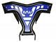 Front Pare-chocs For Yamaha Raptor Yfm 700 R Black Blue