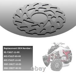 Front Rear Brake Discs for Yamaha YFZ450 YFZ450R 09-24 Raptor YFM 700 R