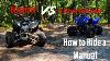 How To Ride A Manual With A Clutch: Beginner To Experienced On A Trx250x And Raptor 700r