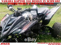 Invision Decor Graphic Kit Atv Yamaha Yfm Raptor 125/250/350/660/700 Joker, B