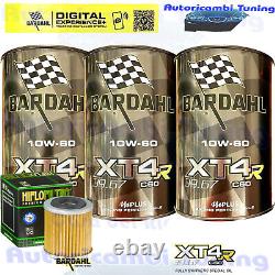 Maintenance Kit Bardahl XT4R 10W60 Oil Filter for Yamaha YFM350 R Raptor 2005