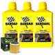 Maintenance Kit Bardahl Xt4s 10w60 Hiflo Oil For Yamaha Yfm350 Rse2-w Raptor