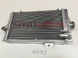 'Radiador de aluminio para Yamaha ATV Raptor 700 YFM700 2006-2013 2007 2008 2009 10' translates to 'Aluminum radiator for Yamaha ATV Raptor 700 YFM700 2006-2013 2007 2008 2009 10'