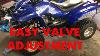 Raptor 50 Valve Adjustment For Yamaha Yfm50 Gold Yfm80