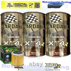 Set Care Oil Bardahl Xt4r 10w60 Hiflo For Yamaha Yfm350 Csr2-w Raptor