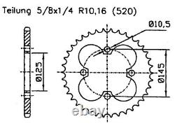 X-Ring Chain Kit for Yamaha YFM 700r Raptor Tune-Up + Rev Speed