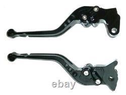 Yamaha YFM 700 Raptor 2000-2006 Long Black Brake and Clutch Levers Set