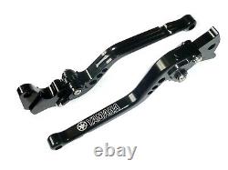 Yamaha YFM 700 Raptor 2000-2006 Long Black Brake and Clutch Levers Set