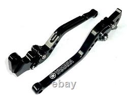 Yamaha YFM 700 Raptor 2000-2006 Long Black Brake and Clutch Levers Set