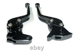 Yamaha YFM 700 Raptor 2000-2006 Long Black Brake and Clutch Levers Set