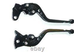 Yamaha YFM 700 Raptor 2000-2006 Long Black Brake and Clutch Levers Set