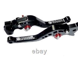 Yamaha YFM 700 Raptor 2000-2006 Short Black Brake and Clutch Lever Set