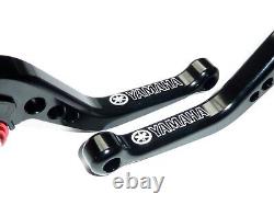 Yamaha YFM 700 Raptor 2000-2006 Short Black Brake and Clutch Lever Set