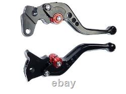 Yamaha YFM 700 Raptor 2000-2006 Short Black Brake and Clutch Lever Set