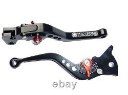 Yamaha YFM 700 Raptor 2000-2006 Short Black Brake and Clutch Lever Set