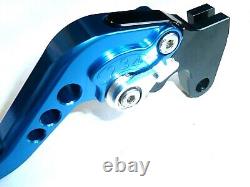 Yamaha YFM 700 Raptor 2000-2006 Short Blue Brake and Clutch Levers Set Track