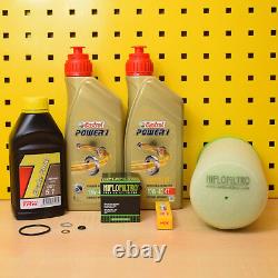 Yamaha Yfm 700 R Raptor Set From 06 Oil Filter Air Oil Candle Castrol 10w40