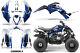 Graphiques D' Kit Décalque Autocollant Drapé Pour Yamaha Raptor 90 Yfm90