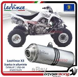 Leovince X3 ATV/Quad Pot D'Echappement Yamaha YFM 700 R RAPTOR 20062012