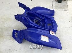 Une Coque Carenage Plastique Garde Boue Arriere Bleu Yamaha Yfm 50 Raptor 2005